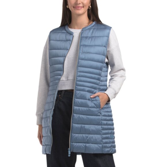 SAVE THE DUCK Coronet Blue Cindy Longline Vest - Picture 2 of 2